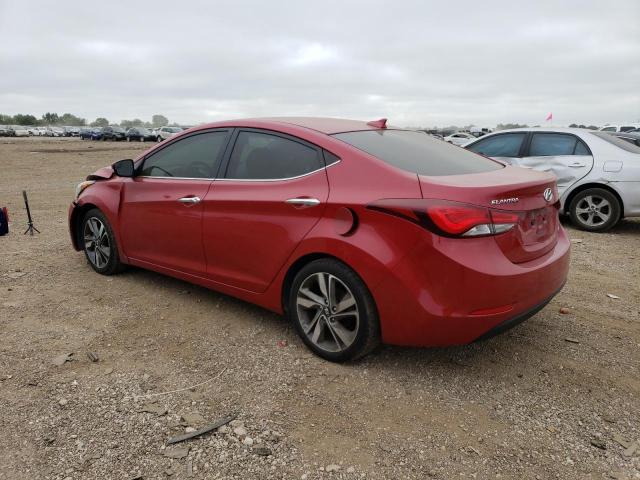 KMHDH4AE2GU535941 - 2016 HYUNDAI ELANTRA SE RED photo 2