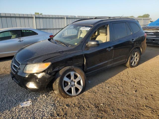 5NMSH13E77H064500 - 2007 HYUNDAI SANTA FE 4 SE BLACK photo 1