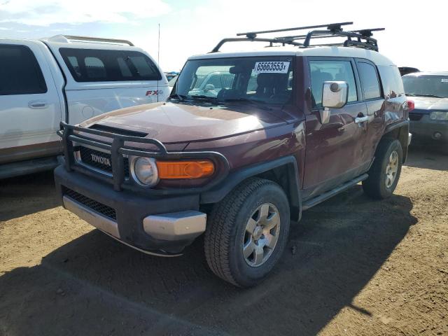 JTEBU11FX80104606 - 2008 TOYOTA FJ CRUISER BURGUNDY photo 1