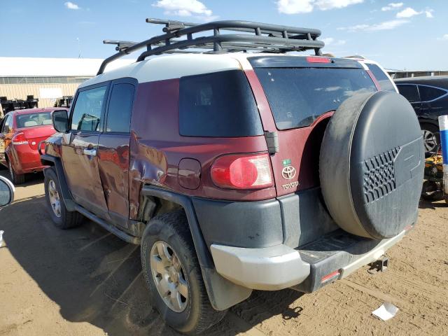 JTEBU11FX80104606 - 2008 TOYOTA FJ CRUISER BURGUNDY photo 2