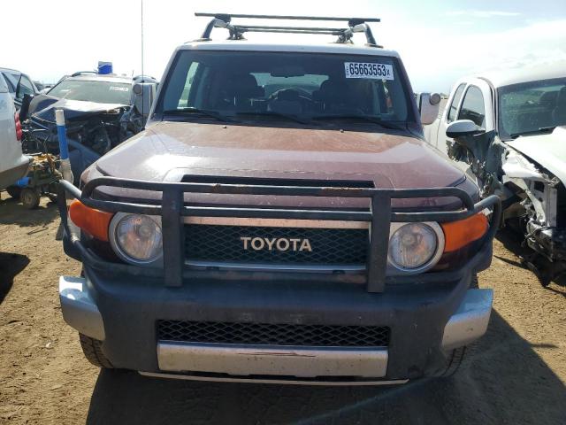 JTEBU11FX80104606 - 2008 TOYOTA FJ CRUISER BURGUNDY photo 5