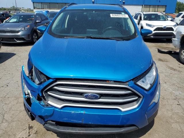MAJ6S3GL0KC268365 - 2019 FORD ECOSPORT SE BLUE photo 5