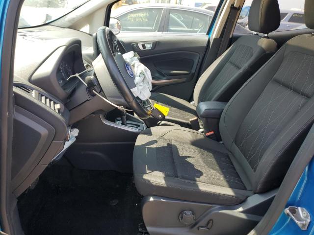 MAJ6S3GL0KC268365 - 2019 FORD ECOSPORT SE BLUE photo 7