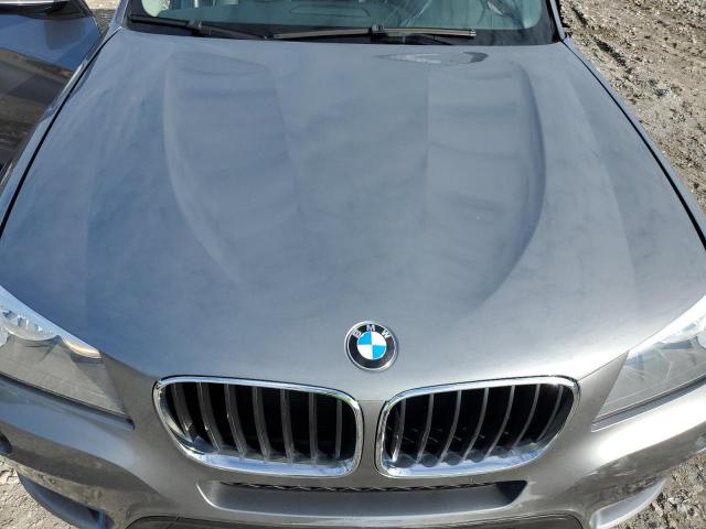 5UXWX9C55D0A08636 - 2013 BMW X3 XDRIVE28I SILVER photo 11
