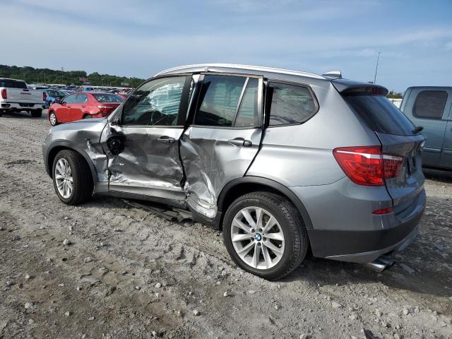 5UXWX9C55D0A08636 - 2013 BMW X3 XDRIVE28I SILVER photo 2