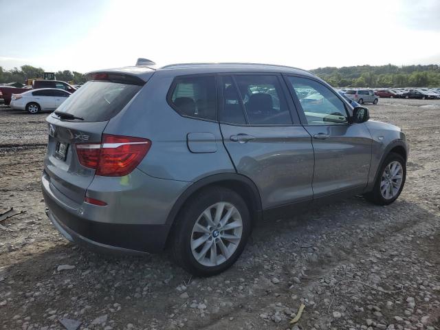 5UXWX9C55D0A08636 - 2013 BMW X3 XDRIVE28I SILVER photo 3