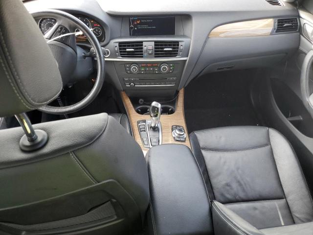 5UXWX9C55D0A08636 - 2013 BMW X3 XDRIVE28I SILVER photo 8