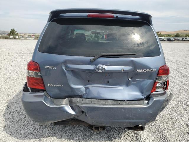 JTEEP21A870227687 - 2007 TOYOTA HIGHLANDER SPORT BLUE photo 6