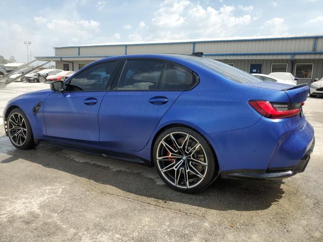 WBS43AY0XNFM02625 - 2022 BMW M3 COMPETITION BLUE photo 2