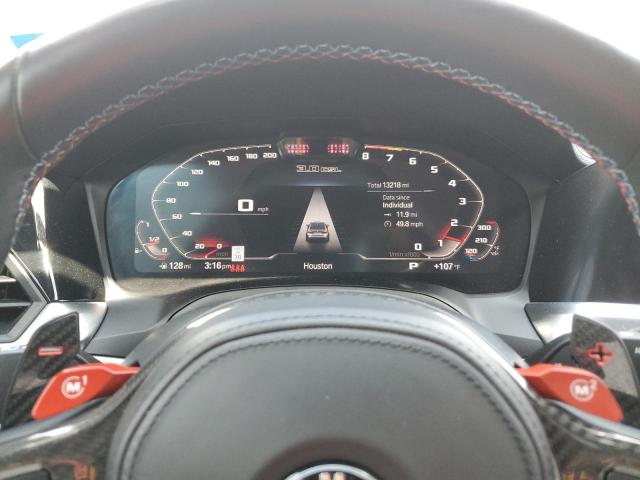 WBS43AY0XNFM02625 - 2022 BMW M3 COMPETITION BLUE photo 9