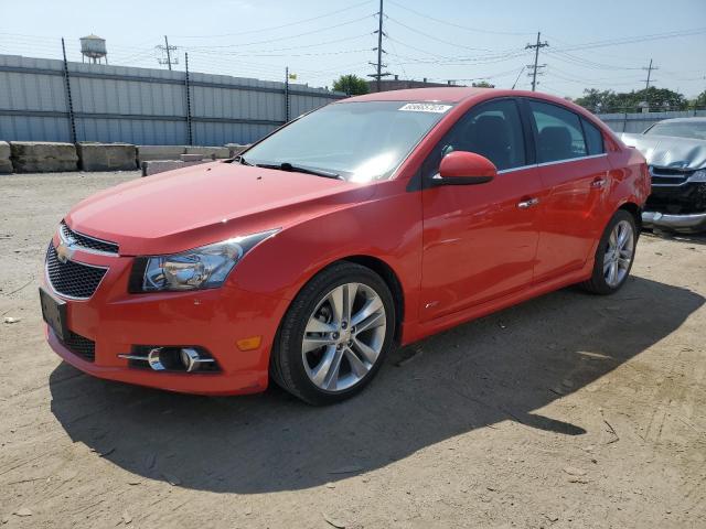 1G1PG5SB9E7296844 - 2014 CHEVROLET CRUZE LTZ RED photo 1