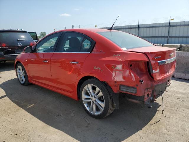 1G1PG5SB9E7296844 - 2014 CHEVROLET CRUZE LTZ RED photo 2