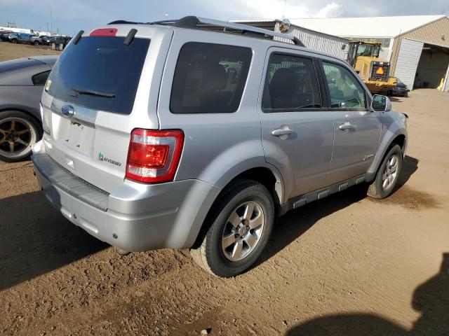 1FMCU5K35BKB84117 - 2011 FORD ESCAPE HYBRID SILVER photo 3