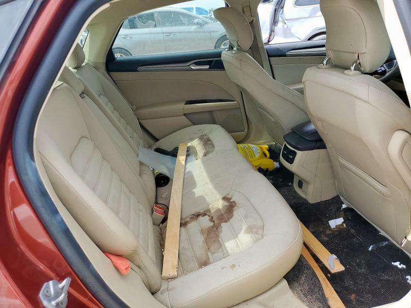 3FA6P0HD8ER149315 - 2014 FORD FUSION SE RED photo 10