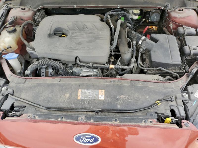 3FA6P0HD8ER149315 - 2014 FORD FUSION SE RED photo 11