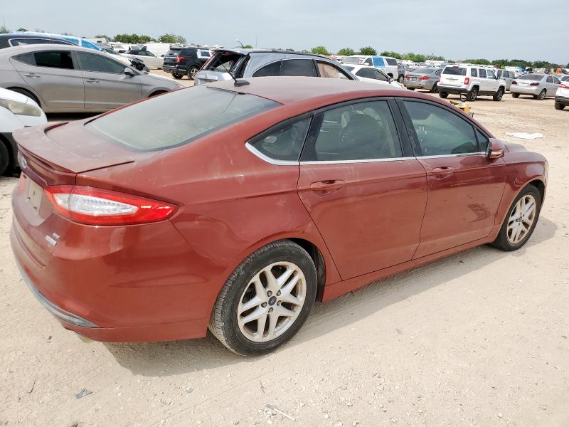 3FA6P0HD8ER149315 - 2014 FORD FUSION SE RED photo 3