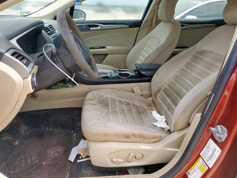 3FA6P0HD8ER149315 - 2014 FORD FUSION SE RED photo 7