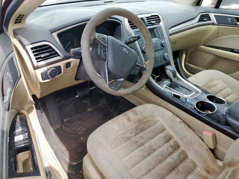 3FA6P0HD8ER149315 - 2014 FORD FUSION SE RED photo 8