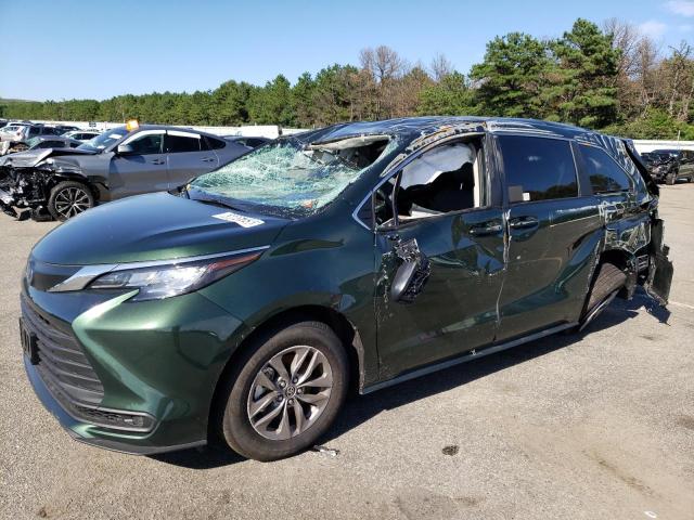 5TDKRKEC8PS145601 - 2023 TOYOTA SIENNA LE GREEN photo 1