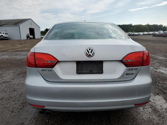 3VWDP7AJ5CM370758 - 2012 VOLKSWAGEN JETTA SE SILVER photo 6