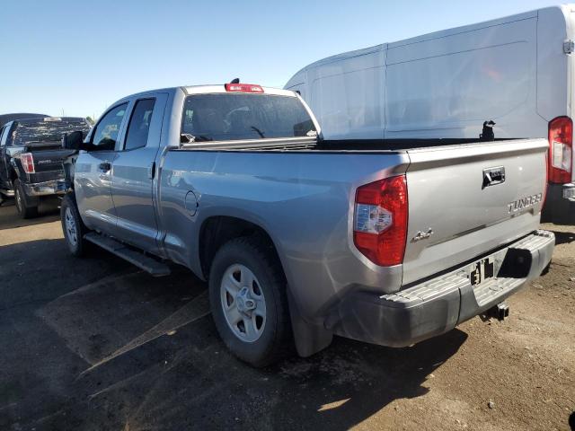 5TFUY5F19LX921295 - 2020 TOYOTA TUNDRA DOUBLE CAB SR/SR5 SILVER photo 2