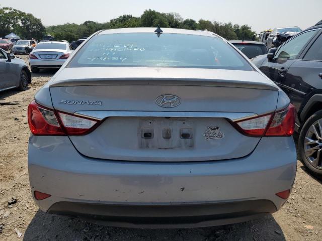 5NPEB4AC9EH881260 - 2014 HYUNDAI SONATA GLS BLUE photo 6