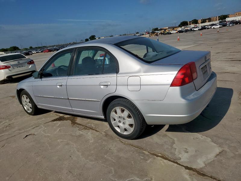 1HGES26712L075941 - 2002 HONDA CIVIC EX SILVER photo 2