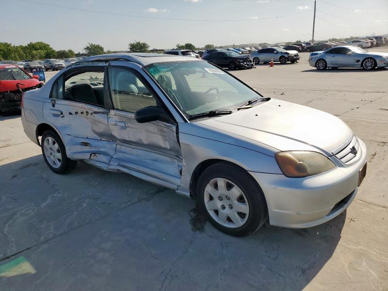 1HGES26712L075941 - 2002 HONDA CIVIC EX SILVER photo 4