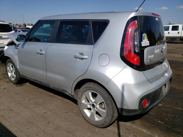 KNDJN2A2XK7641040 - 2019 KIA SOUL SILVER photo 2