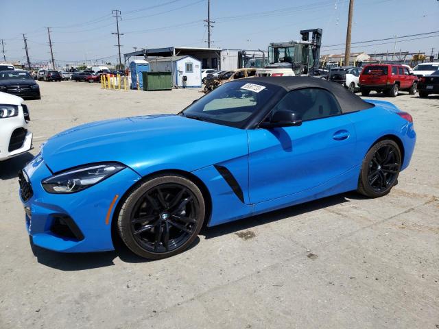 WBAHF3C09NWX42610 - 2022 BMW Z4 SDRIVE30I BLUE photo 1