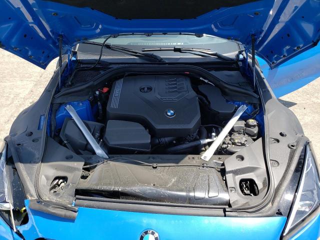 WBAHF3C09NWX42610 - 2022 BMW Z4 SDRIVE30I BLUE photo 11