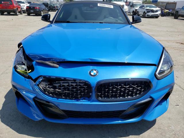 WBAHF3C09NWX42610 - 2022 BMW Z4 SDRIVE30I BLUE photo 5