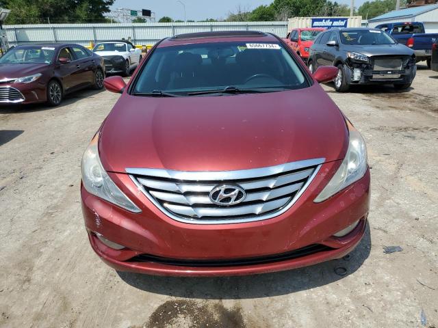 5NPEC4AC7CH393211 - 2012 HYUNDAI SONATA SE RED photo 5