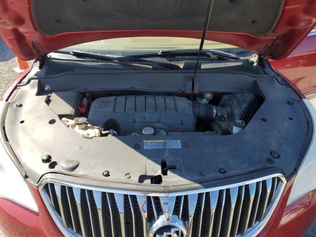 5GAKVCKD4DJ245896 - 2013 BUICK ENCLAVE RED photo 12