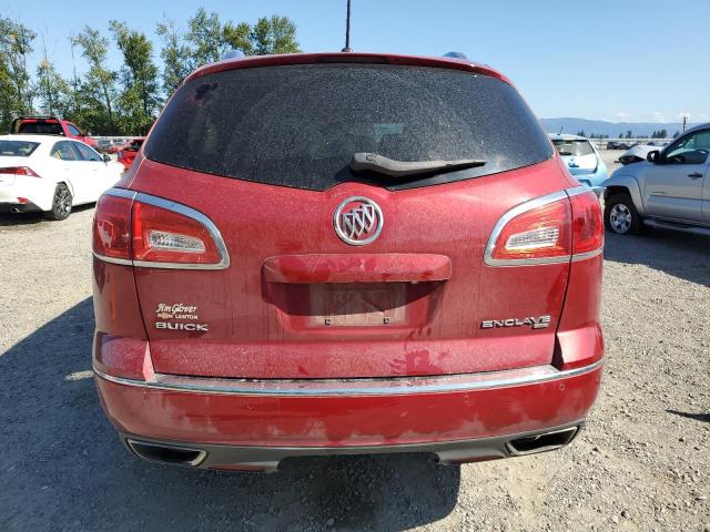 5GAKVCKD4DJ245896 - 2013 BUICK ENCLAVE RED photo 6