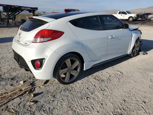 KMHTC6AE6DU174781 - 2013 HYUNDAI VELOSTER TURBO WHITE photo 3