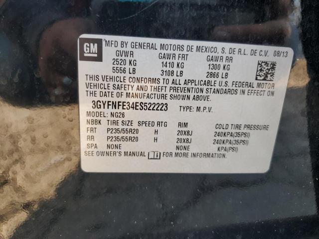 3GYFNFE34ES522223 - 2014 CADILLAC SRX PERFORMANCE COLLECTION Қара фото 13