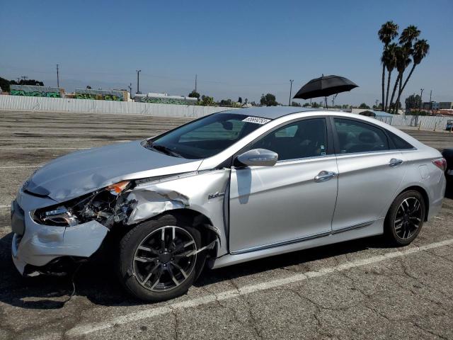 KMHEC4A47DA079992 - 2013 HYUNDAI SONATA HYBRID SILVER photo 1