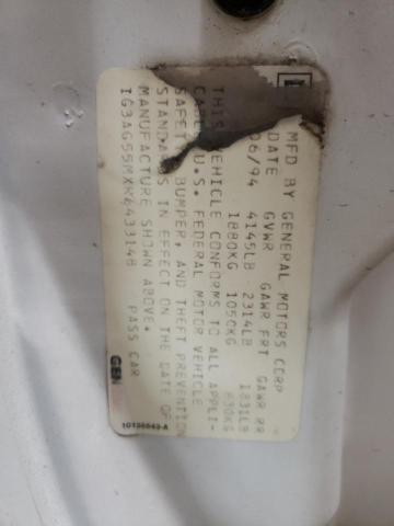 1G3AG55MXR6433148 - 1994 OLDSMOBILE CUTLASS CI S Ağ foto 12