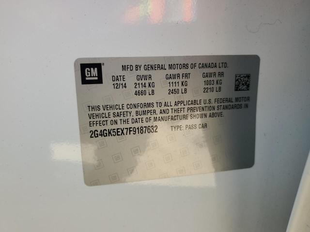 2G4GK5EX7F9187632 - 2015 BUICK REGAL 白色 照片 12