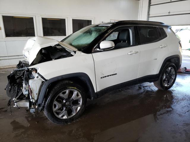 3C4NJDCB4JT418718 - 2018 JEEP COMPASS LIMITED WHITE photo 1