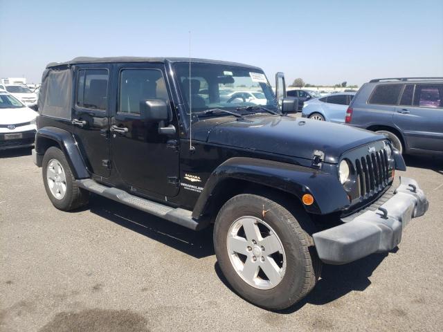 1J4GB59127L165469 - 2007 JEEP WRANGLER SAHARA BLACK photo 4