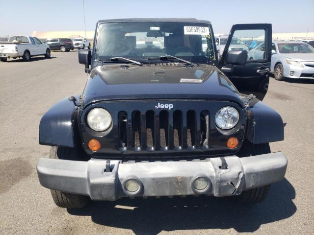 1J4GB59127L165469 - 2007 JEEP WRANGLER SAHARA BLACK photo 5