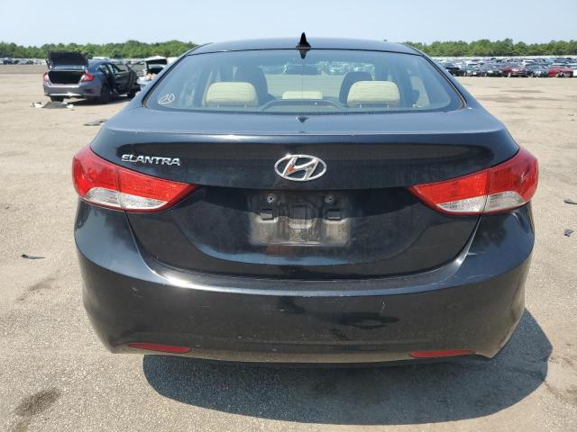 KMHDH4AE4BU086822 - 2011 HYUNDAI ELANTRA GLS BLACK photo 6