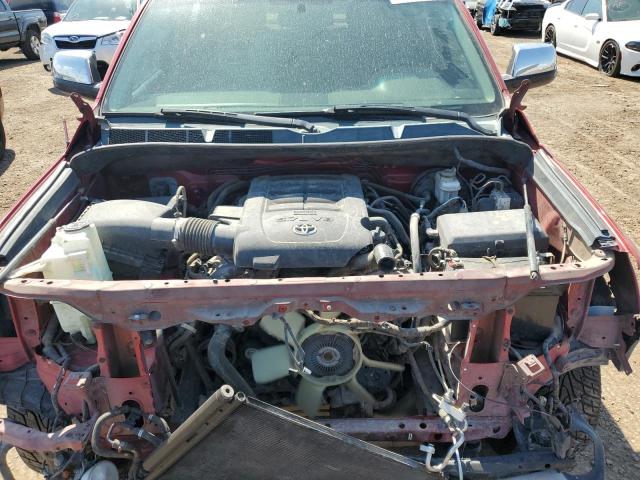 5TFGY5F16EX153890 - 2014 TOYOTA TUNDRA CREWMAX PLATINUM წითელი ფოტო 11