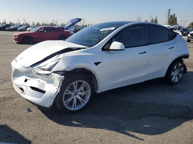 5YJYGDEE6MF243328 - 2021 TESLA MODEL Y WHITE photo 1