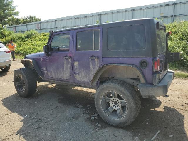 1C4BJWDG1HL722524 - 2017 JEEP WRANGLER UNLIMITED SPORT 紫色 照片 2