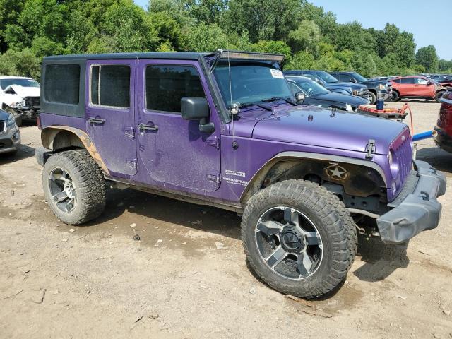 1C4BJWDG1HL722524 - 2017 JEEP WRANGLER UNLIMITED SPORT 紫色 照片 4