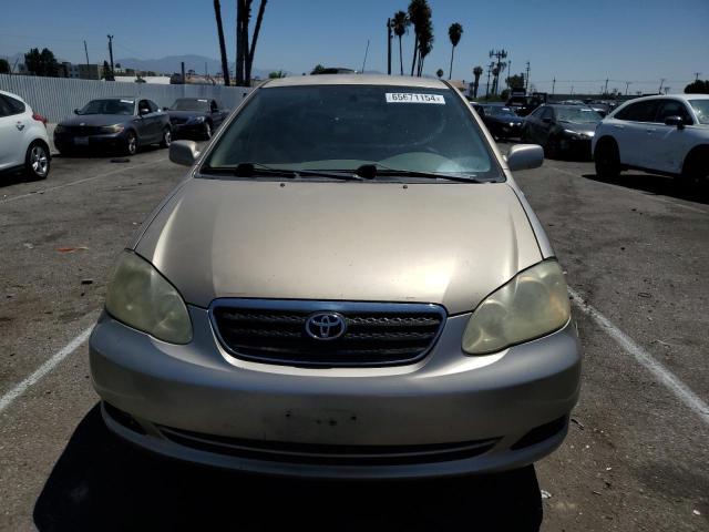 1NXBR32E05Z541540 - 2005 TOYOTA COROLLA CE BEIGE photo 5