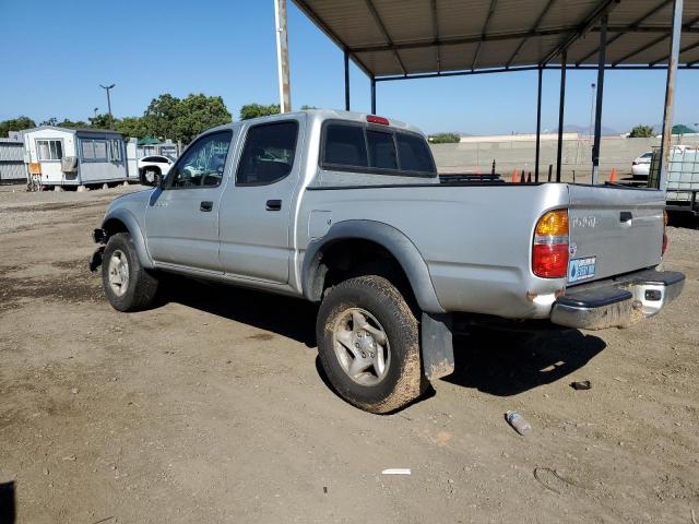 5TEGN92N12Z125427 - 2002 TOYOTA TACOMA DOUBLE CAB PRERUNNER SILVER photo 2